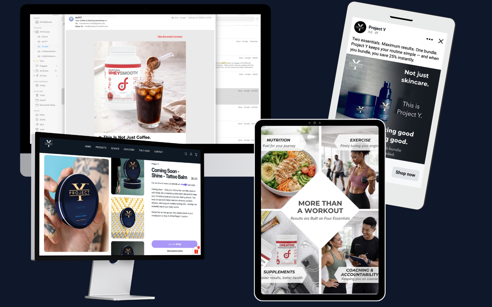 Home Marketing work across email, ecommerce, social and digital experiences